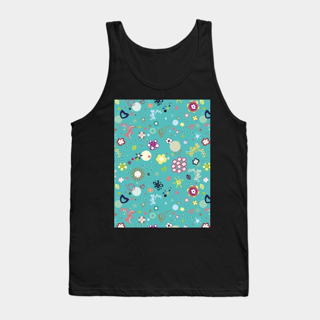 Retro Vintage 107 Tank Top by RainerDesign